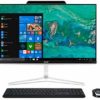 Acer Aspire Z24-890-UA91 AIO Desktop, 23.8" Full HD, 9th Gen Intel Core i5-9400T, 12GB DDR4, 512GB SSD, 802.11ac WiFi, USB 3.1 Type C, Wireless Keyboard and Mouse, Windows 10 Home, Silver image