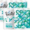 Amazon Brand - Presto! Flex-a-Size Paper Towels, Huge Roll, 12 Count = 30 Regular Rolls image