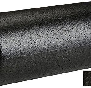 AmazonBasics High-Density Round Foam Roller, Black and Speckled Colors image