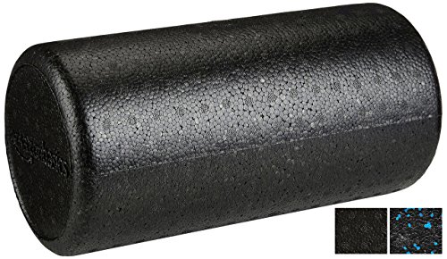 AmazonBasics High-Density Round Foam Roller, Black and Speckled Colors image