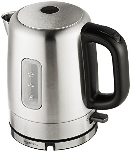 AmazonBasics Stainless Steel Electric Hot Water Kettle