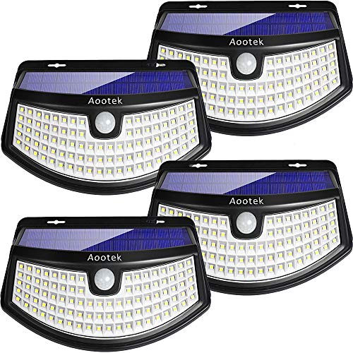 Aootek Solar Outdoor Motion Sensor Lights