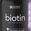 Biotin (5000mcg) Infused with Organic Virgin Coconut Oil - 120 Veggie softgels image