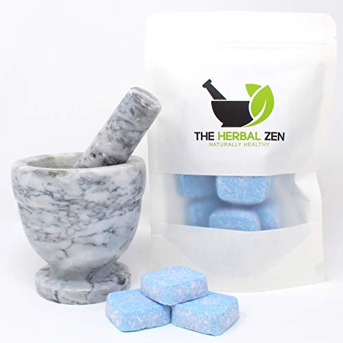 Cold Kicker Shower Steamers for Sinus Relief from Colds and Allergies by The Herbal Zen 10-pk Aromatherapy Shower Bombs image