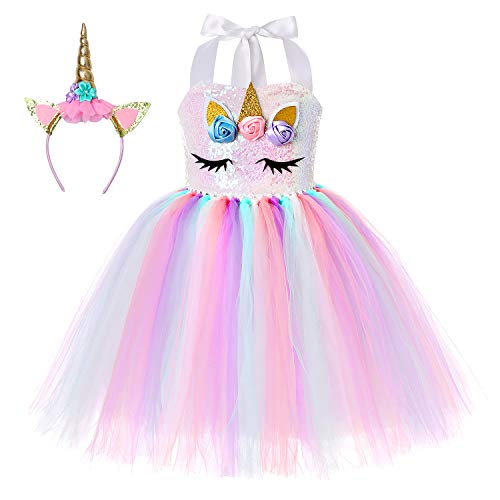 Cuteshower Girl Princess Party Costumes with Headband and Wings