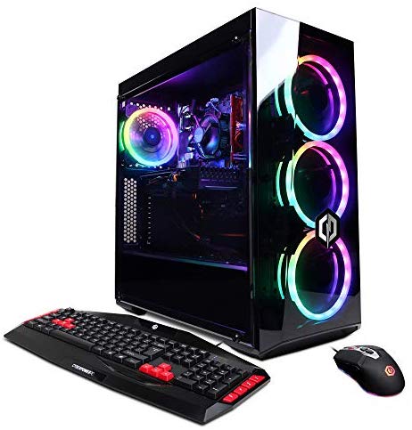 CYBERPOWERPC Gamer Xtreme VR Gaming PC, Intel Core i5-9400F 2.9GHz, NVIDIA GeForce GTX 1660 6GB, 8GB DDR4, 240GB SSD, 1TB HDD, Windows 10 Home (GXiVR8060A8, Black) image