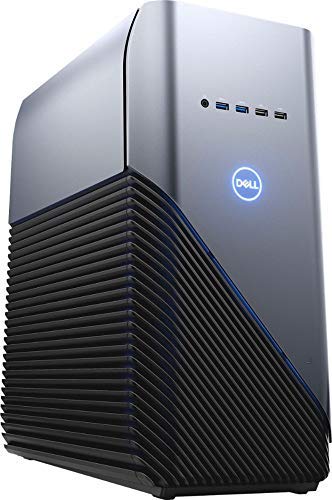 Dell Inspiron Gaming PC Desktop AMD Ryzen 7 2700 Processor, 16GB DRAM, 1TB HDD, AMD Radeon RX 580 4GB GDDR5 Graphics Card, Windows 10 64-bit, Blue LED, Model Number: i5676-A696Blu image