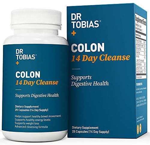 Dr Tobias Colon 14 Day Quick Cleanse - Supports Detox & Increased Energy Levels (28 Capsules)