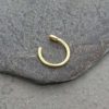 Faux Clip-On Nose Ring 20g - 14k Gold Filled - No Piercing Needed image
