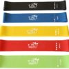 Fit Simplify Resistance Loop Exercise Bands with Instruction Guide, Carry Bag, EBook and Online Workout Videos, Set of 5 image