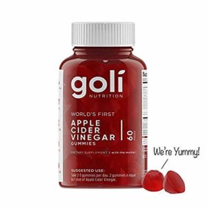 Goli Nutrition World's First Apple Cider Vinegar Gummy Vitamins, 1 Pack - (60 Count, Organic, Vegan, Gluten-free, Non-Gmo, With "The Mother", Vitamin B9, B12, Beetroot, Pomegranate) image