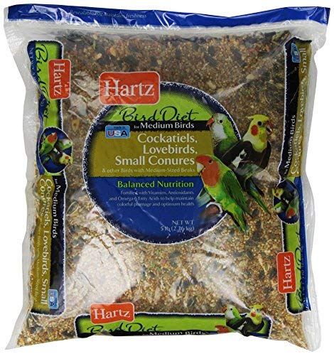 Hartz Cockatiel Medium Bird Food