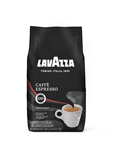 Lavazza Caffe Espresso Whole Bean Coffee Blend, Medium Roast