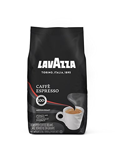 Lavazza Caffe Espresso Whole Bean Coffee Blend, Medium Roast, 2.2-Pound Bag