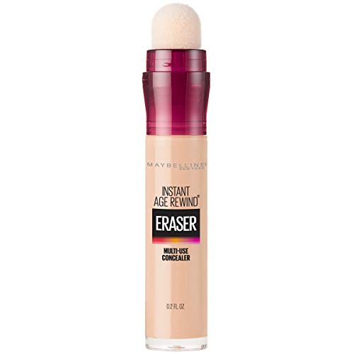 Maybelline Instant Age Rewind Eraser Dark Circles Treatment Multi-Use Concealer, Light, 0.2 fl. oz.