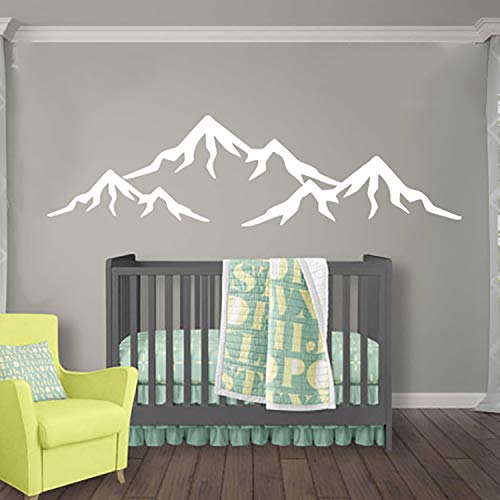 Mountains Nursery Wall Decal Baby Boy Room Wall
