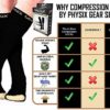 Physix Gear Sport Compression Socks for Men & Women 20-30 mmHg - Athletic Fit image