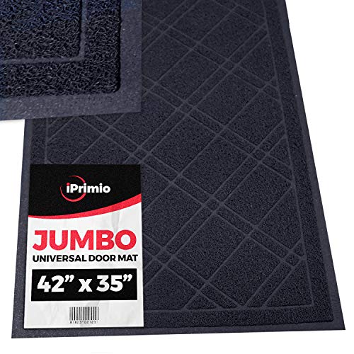 SlipToGrip - Universal Jumbo Door Mat with DuraLoop - XL Indoor/Outdoor 42