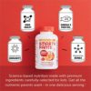 SmartyPants Kids Formula Daily Gummy Vitamins: Gluten Free, Multivitamin & Omega 3 Fish Oil (DHA/EPA), Methyl B12, Vitamin D3, Vitamin B6, 120 Count (30 Day Supply) - Packaging May Vary image