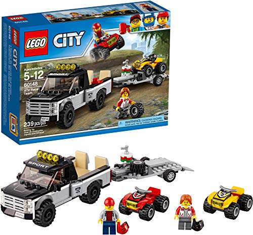 LEGO City ATV Race Team 60148 Building Kit with Toy Truck and Race Car Toys (239 Pieces) image