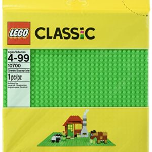 LEGO Classic Green Baseplate Supplement for Building, Playing, and Displaying LEGO Creations, 10 x 10 inches, Large Building Base Accessory for Kids and Adults image