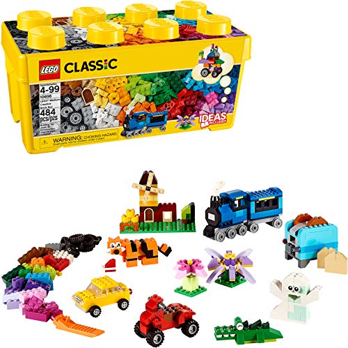 LEGO Classic Medium Creative Brick Box 10696 Building Toys for Creative Play; Kids Creative Kit (484 Pieces) image