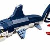 LEGO Creator 3in1 Deep Sea Creatures 31088 Make a Shark, Squid, Angler Fish, and Crab with this Sea Animal Toy Building Kit  (230 Pieces) image