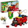 LEGO DUPLO Disney Pixar Toy Story Train 10894 Perfect for Preschoolers, Toddler Train Set includes Toy Story Character favorites Buzz Lightyear and Woody  (21 Pieces) image