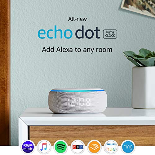 All-new Echo Dot (3rd Gen) – Smart speaker with clock and Alexa