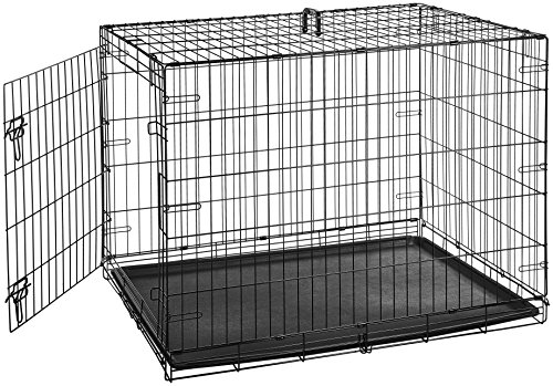 AmazonBasics Single Door Metal Dog Crate