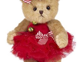 Bearington Christmas Stuffed Animal Ballerina Teddy Bear