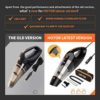 Car Vacuum, HOTOR Corded Car Vacuum Cleaner High Power for Quick Car Cleaning, DC 12V Portable Auto Vacuum Cleaner for Car Use Only - Orange image
