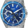 Casio Men's Sports Quartz Watch with Stainless-Steel Strap, Silver, 21.7 (Model: MTD-320D-2AVCF) image