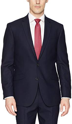 Kenneth Cole REACTION Men's Techni-Cole Stretch Slim Fit Suit Separate (Blazer, Pant, and Vest) image