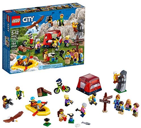 Mambolin LEGO City People Pack – Outdoors Adventures 60202 Building Kit (164 Pieces)