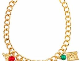 Lux Accessories Christmas Chain Necklace