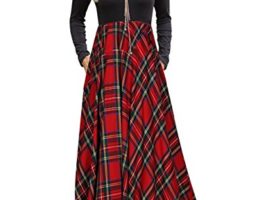 MEROKEETY Women’s Long Sleeve Full Length Maxi Dress
