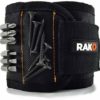 RAK Magnetic Wristband with Strong Magnets for Holding Screws, Nails, Drill Bits - Best Unique Christmas Gift for Men, DIY Handyman, Father/Dad, Husband, Boyfriend, Him, Women (Black) image