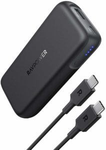 RAVPower 10000mAh Power Bank Portable Charger