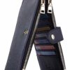 Travelambo Womens Walllet RFID Blocking Bifold Multi Card Case Wallet with Zipper Pocket image