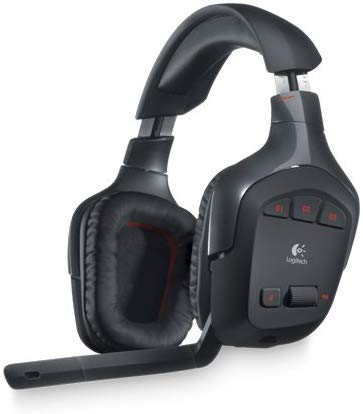 Mambolin Logitech Wireless Gaming Headset G930 with 7.1 Surround Sound, Wireless Headphones with Microphone