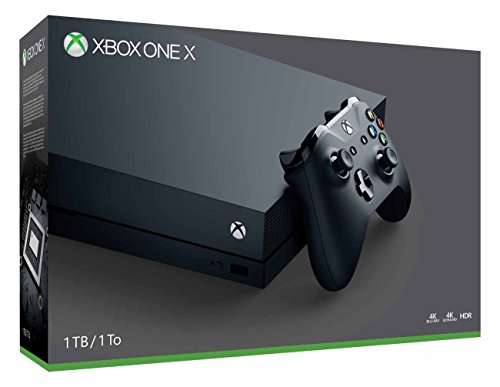 Mambolin Microsoft Xbox One X 1Tb Console With Wireless Controller: Xbox One X Enhanced, Hdr, Native 4K, Ultra Hd (Discontinued)