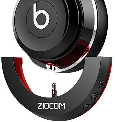 Mambolin Wireless Audio Bluetooth 5.0 Adapter Receiver for Beats Solo 2 Headphones ZIOCOM (Adapter Only) (Beats Solo 2 Bluetooth Adapter-Black+Red)