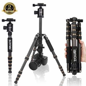 ZOMEi Z669C Portable Carbon Tripod Monopod Kit