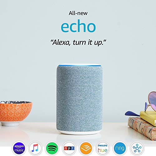 All-new Echo (3rd Gen) - Smart speaker with Alexa - Twilight Blue