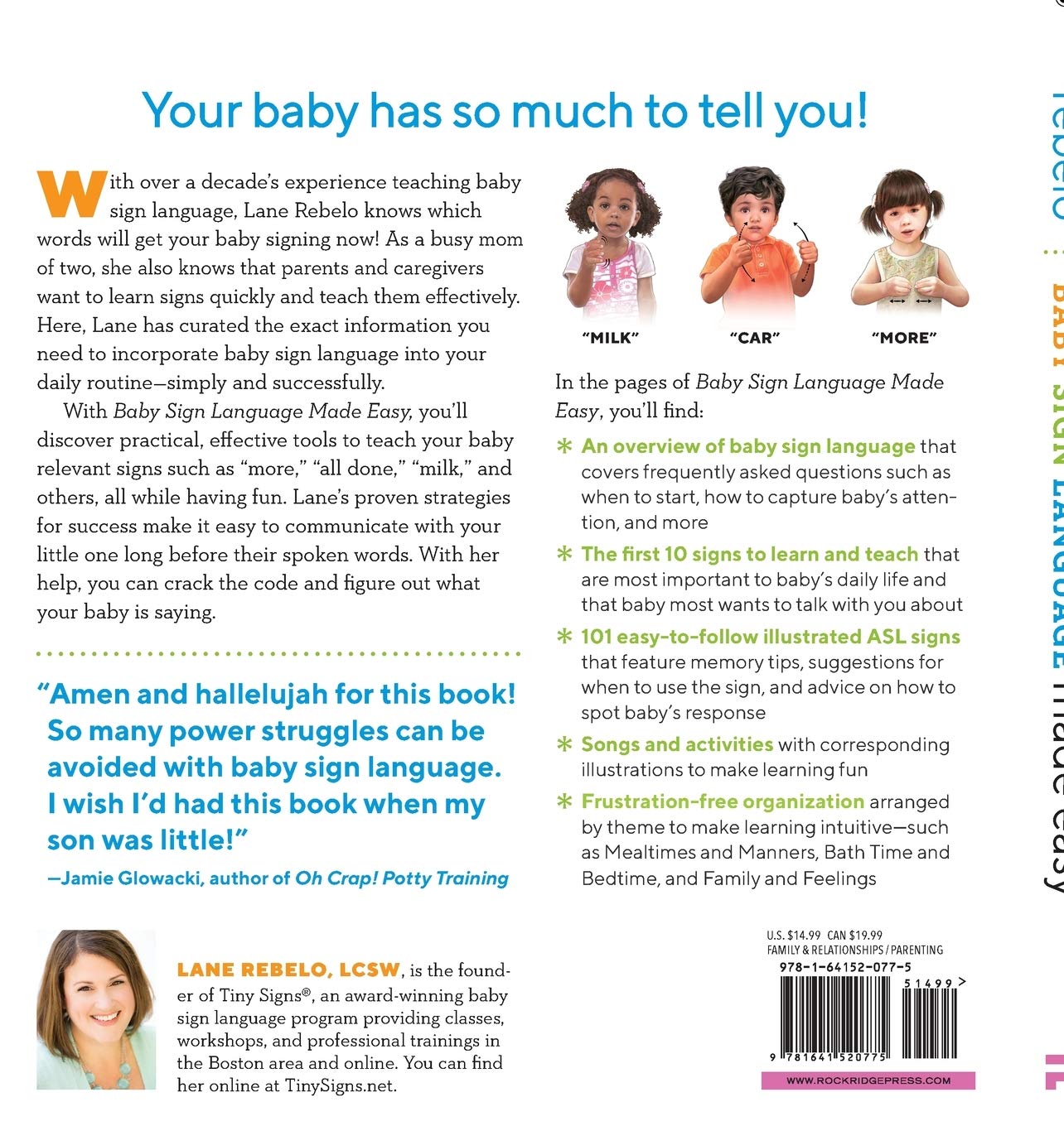 Baby Sign Language Made Easy: 101 Signs to Start Communicating with Your Child Now