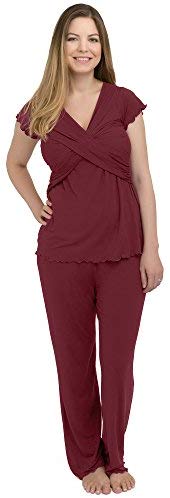 Kindred Bravely Davy Ultra Soft Maternity & Nursing Pajamas Sleepwear Set