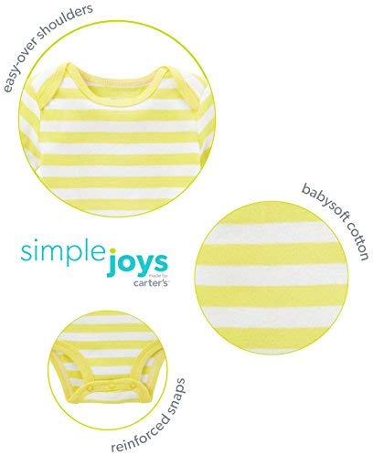 Simple Joys by Carter's Baby Girls' 6-Pack Short-Sleeve Bodysuit