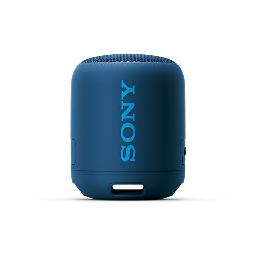 Sony SRS-XB12 Mini Bluetooth Speaker: Loud Extra Bass Portable Wireless Speaker with Bluetooth - Small Waterproof and Dustproof Travel Music Speakers - Blue - SRS-XB12/L