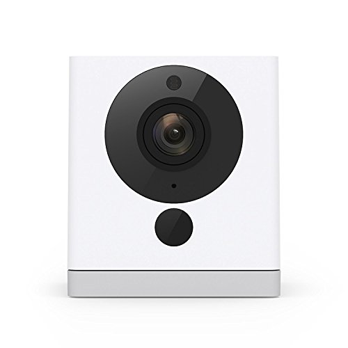Wyze Cam 1080p HD Indoor Wireless Smart Home Camera with Night Vision, 2-Way Audio, Works with Alexa & the Google Assistant (Pack of 2), White - WYZEC2X2